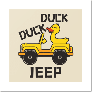 Duck duck jeep Posters and Art